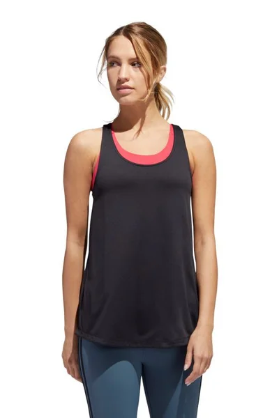 Černé dámské tílko Adidas Tunic Tank W FT3090