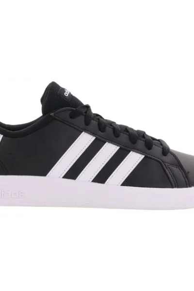 Boty pro děti adidas Grand Court K Jr - černé