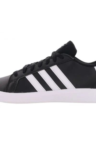 Boty pro děti adidas Grand Court K Jr - černé