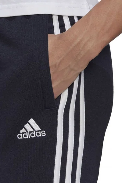 Dámské tepláky adidas Essentials Slim Tapered tmavě modré