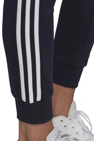 Dámské tepláky adidas Essentials Slim Tapered tmavě modré