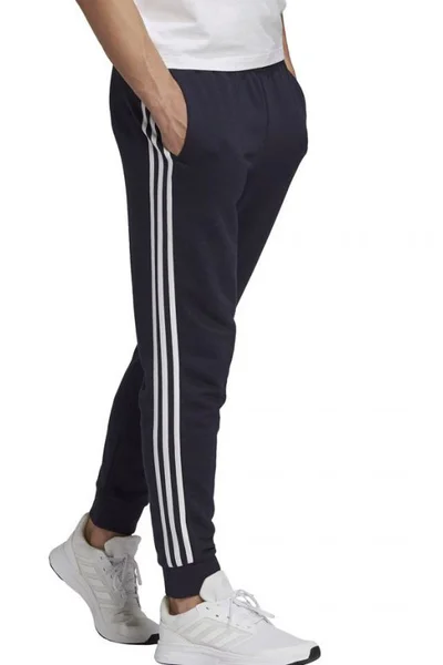 Sportovní kalhoty adidas Tapered Cuff 3 Stripes M pánské