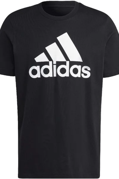 Tričko adidas Essentials Big Logo černé s krátkým rukávem