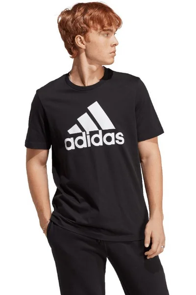 Tričko adidas Essentials Big Logo černé s krátkým rukávem