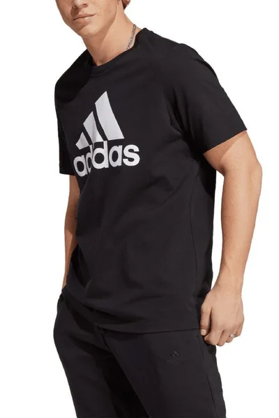 Tričko adidas Essentials Big Logo černé s krátkým rukávem