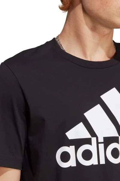 Tričko adidas Essentials Big Logo černé s krátkým rukávem