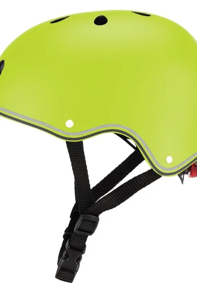 Bezpečná dětská cyklistická přilba s LED světlem Globber