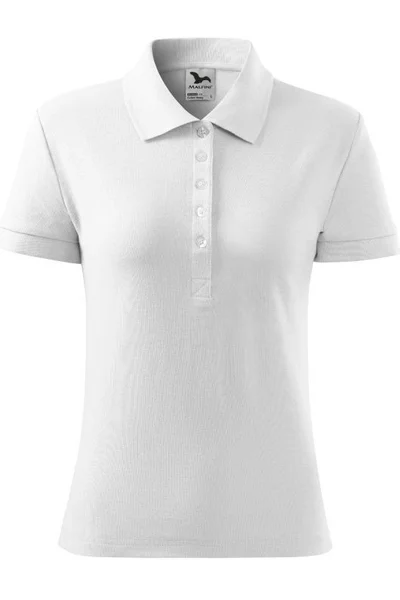 Bílé dámské polo tričko Malfini Pique