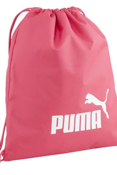 Puma růžový sportovní vak se stahováním