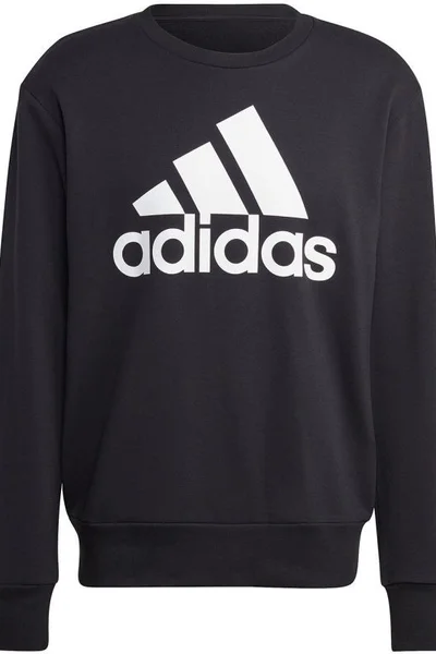 Černá pánská mikina adidas Essentials s velkým logem