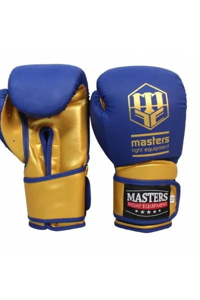 Boxerské rukavice RPU-COLOR/GOLD 10 oz Masters