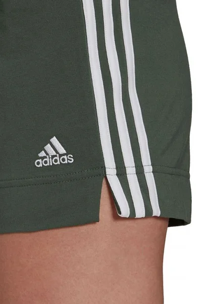 Dámské khaki šortky adidas Essentials Slim