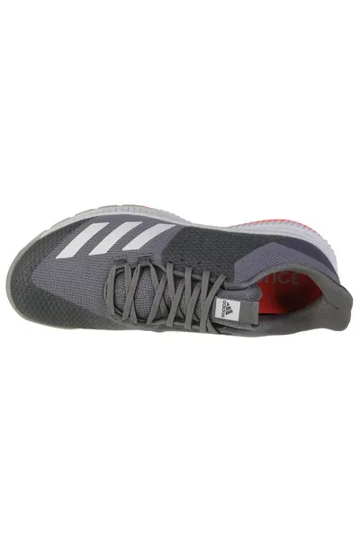 Šedé dámské volejbalové boty Adidas Crazyflight Bounce 3 W EH0856