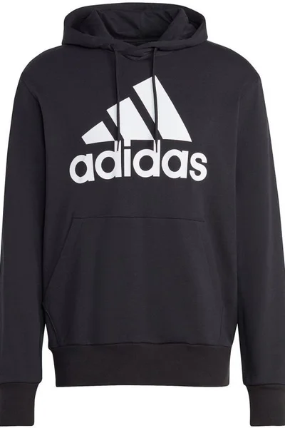 Adidas pánská mikina Essentials s velkým logem – černá