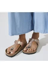 Dámské hnědo-béžové žabky Gizeh - Birkenstock