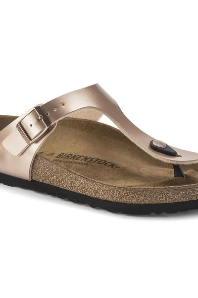 Dámské hnědo-béžové žabky Gizeh - Birkenstock