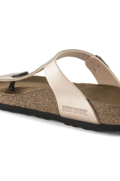 Dámské hnědo-béžové žabky Gizeh - Birkenstock