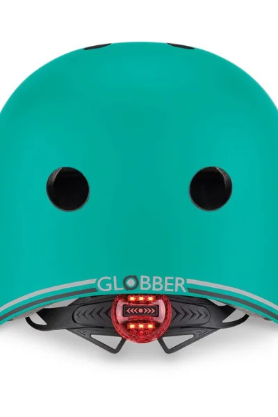 Bezpečnostní dětská cyklistická přilba Globber Emerald Green Jr