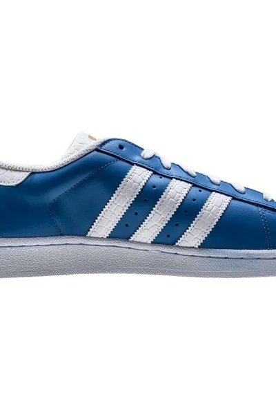 Stylové modré pánské boty adidas Originals Superstar W