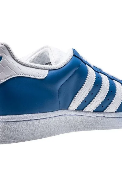 Stylové modré pánské boty adidas Originals Superstar W