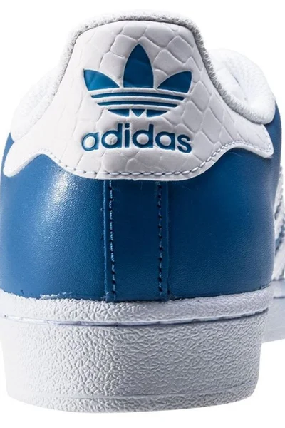 Stylové modré pánské boty adidas Originals Superstar W