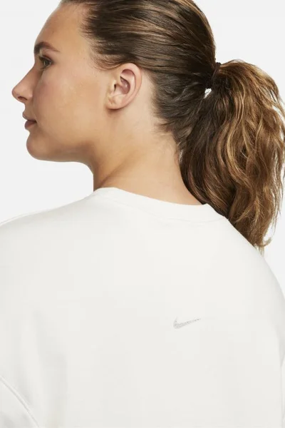 Dámská bílá mikina Yoga Luxe A.I.R. IN  Nike