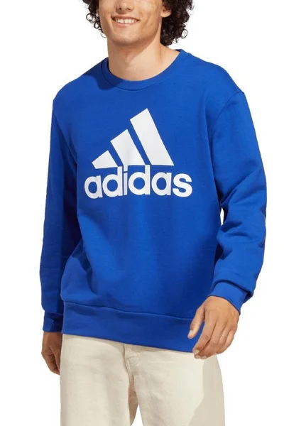 Adidas Pánská Mikina French Terry Big Logo modrá