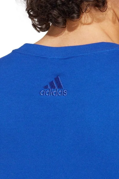 Adidas Pánská Mikina French Terry Big Logo modrá