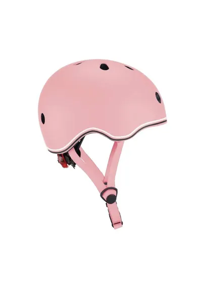Pastelová dětská helma Globber s LED světlem