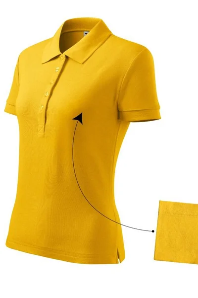 Polo Tričko Malfini Cotton W v Žluté Barvě