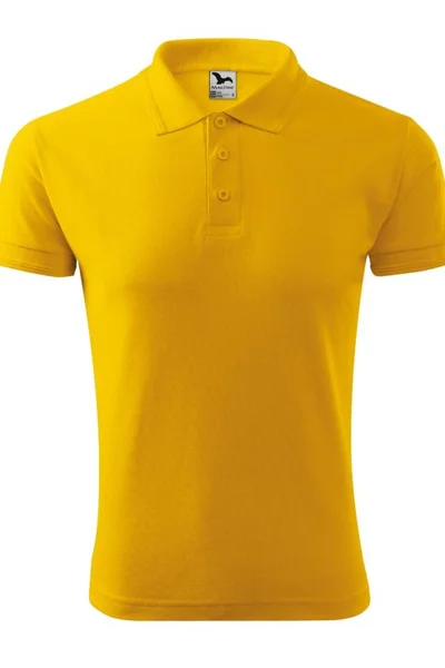 Žluté Pique Polo Tričko Malfini