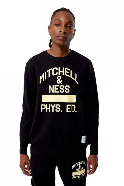 Nesnížena_n_Mitchell & Ness M Graphic Crew Sweatshirt černá