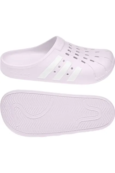Růžové dámské pantofle Adidas Adilette Clog GZ5888