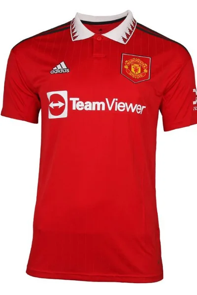 Pánské červené polo tričko Adidas Manchester United