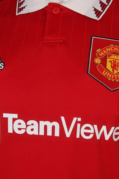 Pánské červené polo tričko Adidas Manchester United