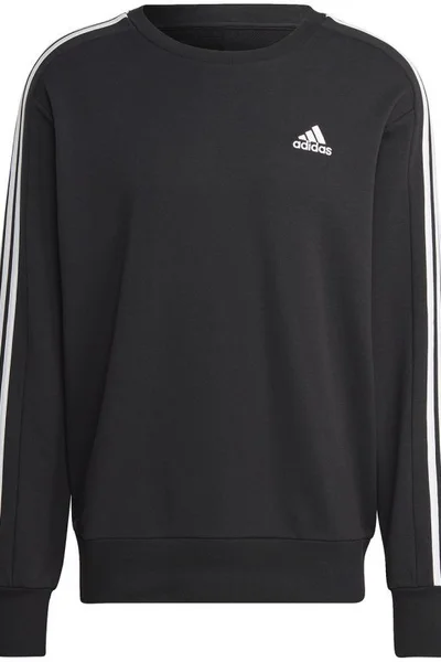 Klasická černá pánská mikina adidas Essentials 3-Stripes