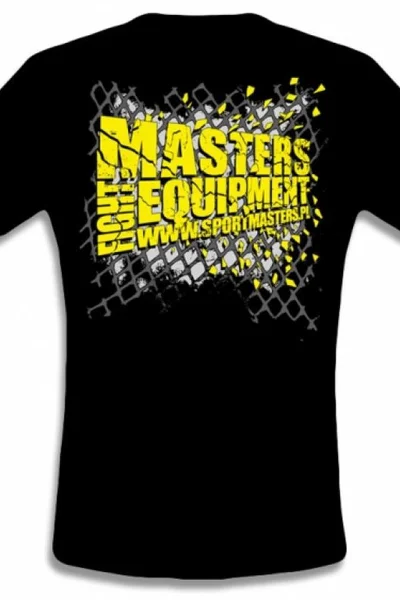 Černé tričko Masters s krátkým rukávem