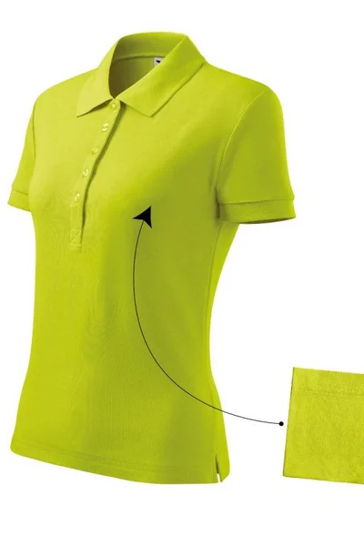 Limetkově zelená polo tričko Malfini Cotton W