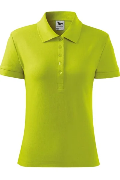 Limetkově zelená polo tričko Malfini Cotton W