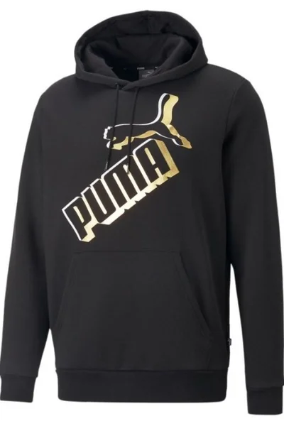 Sportovní pánská mikina Puma ESS+ Big Logo Hoodie černá