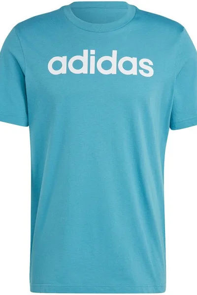 Modré pánské fotbalové tričko adidas Essentials s logem