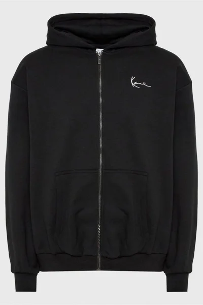 Karl Kani Pánská Essential Zip Hoodie s Podpisem