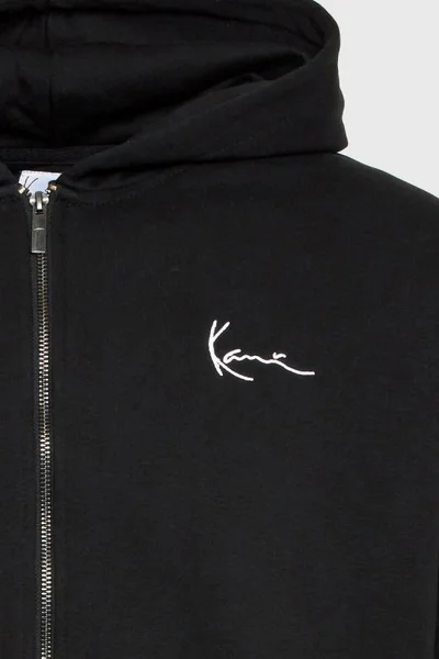 Karl Kani Pánská Essential Zip Hoodie s Podpisem