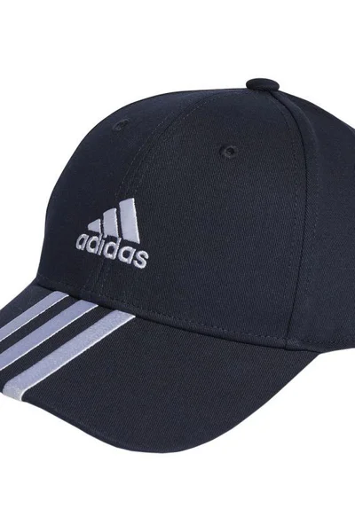 Kšiltovka Adidas tmavě modrá s třemi pruhy