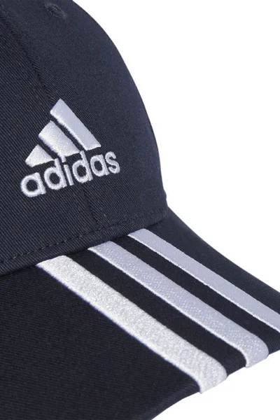 Kšiltovka Adidas tmavě modrá s třemi pruhy