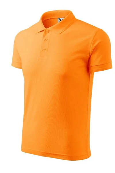 Malfini Oranžové Polo Tričko s Bočními Švy