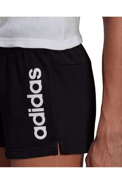 Dámské černé šortky adidas Essentials Slim Logo