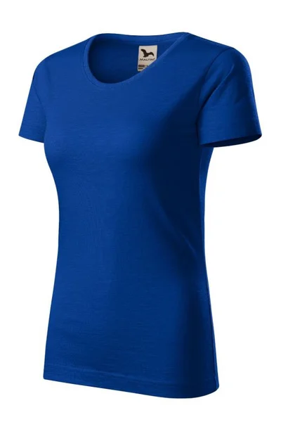 Dámské modré tričko Malfini Native (GOTS)