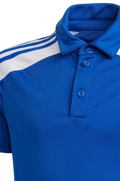 Dětské modré tričko Adidas Squadra 21 Polo Jr GP6425