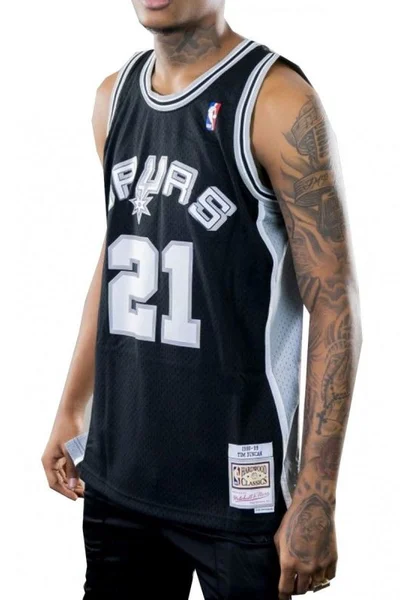 Mitchell & Ness Pánský dres NBA Spurs Tim Duncan